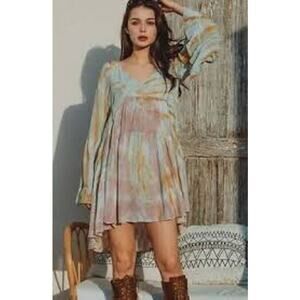 YFB Rosa Tunic Dress Gypsy Boho Size Medium M Young Fabulous & Broke REVOLVE